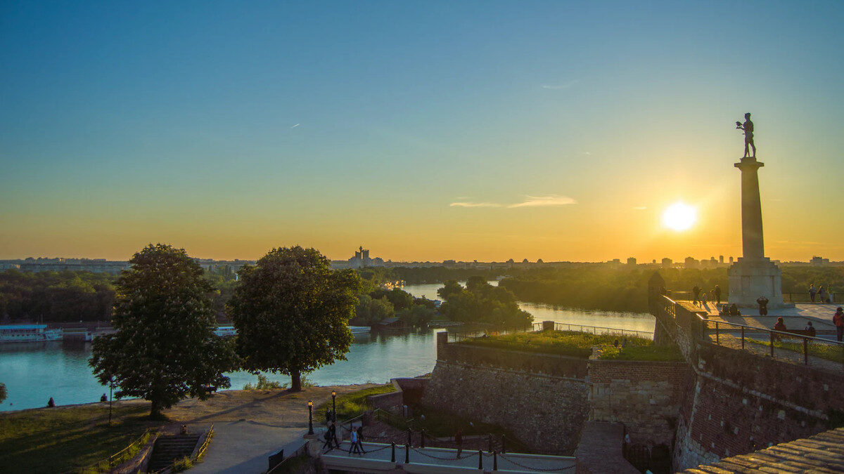 Πάρκο - Φρούριο Kalemegdan, στη συμβολή των ποταμών Δούναβη και Σάβα - Βελιγράδι - Σερβία
