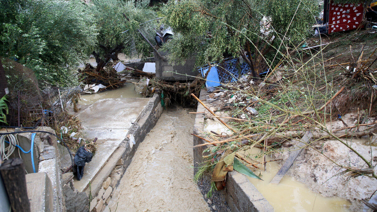 Κρήτη - Καταστροφικές πλημμύρες στην περιοχή Καρτερός, Ηρακλείου / 21/10/2020