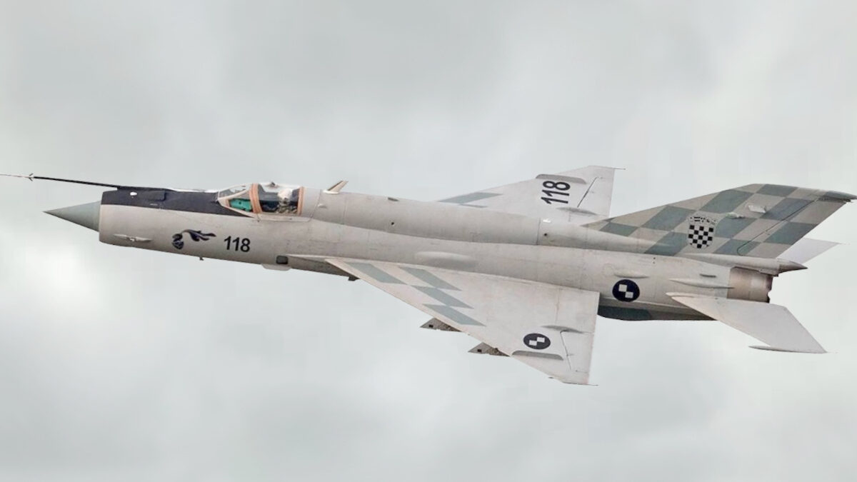MiG-21BisD της Κροατικής Πολεμικής Αεροπορίας
