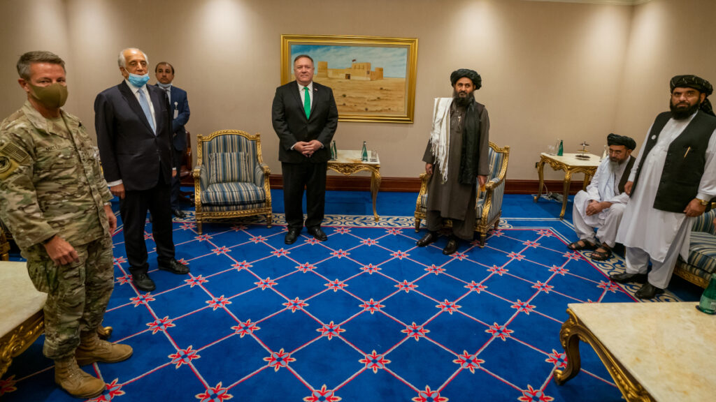 Ο Υπουργός Εξωτερικών των ΗΠΑ σε συνάντηση με τους Ταλιμπάν στις 12/9/2020