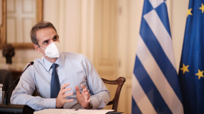 Ο Κυριάκος Μητσοτάκης στο Υπουργικό Συμβούλιο, Δευτέρα 30-11-20