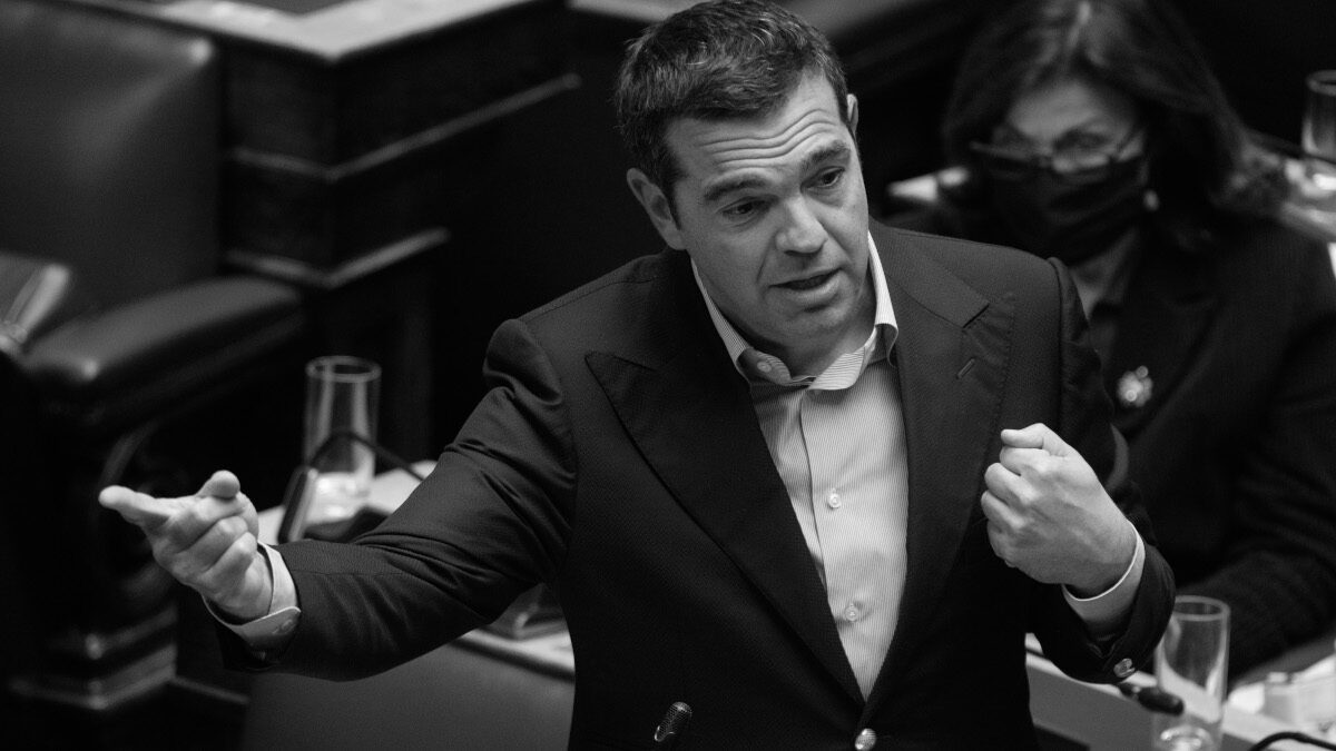 Ο Α. Τσίπρας κατά τη συζήτηση του αντεργατικού νόμου του Υπουργείου Εργασίας 25/11/2020