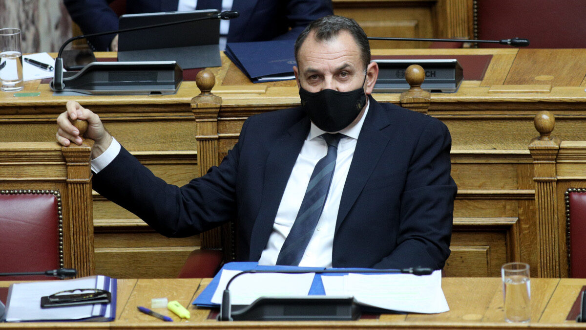 Ο Ν. Παναγιωτόπουλος, Υπουργός Άμυνας της ΝΔ στη συζήτηση για τον Προϋπολογισμό του 2021