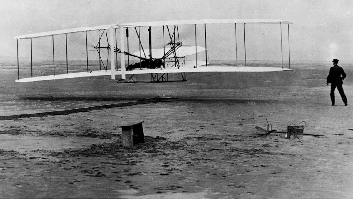 Πρώτη πτήση των αδερφών Ράιτ 17 Δεκεμβρίου 1903
