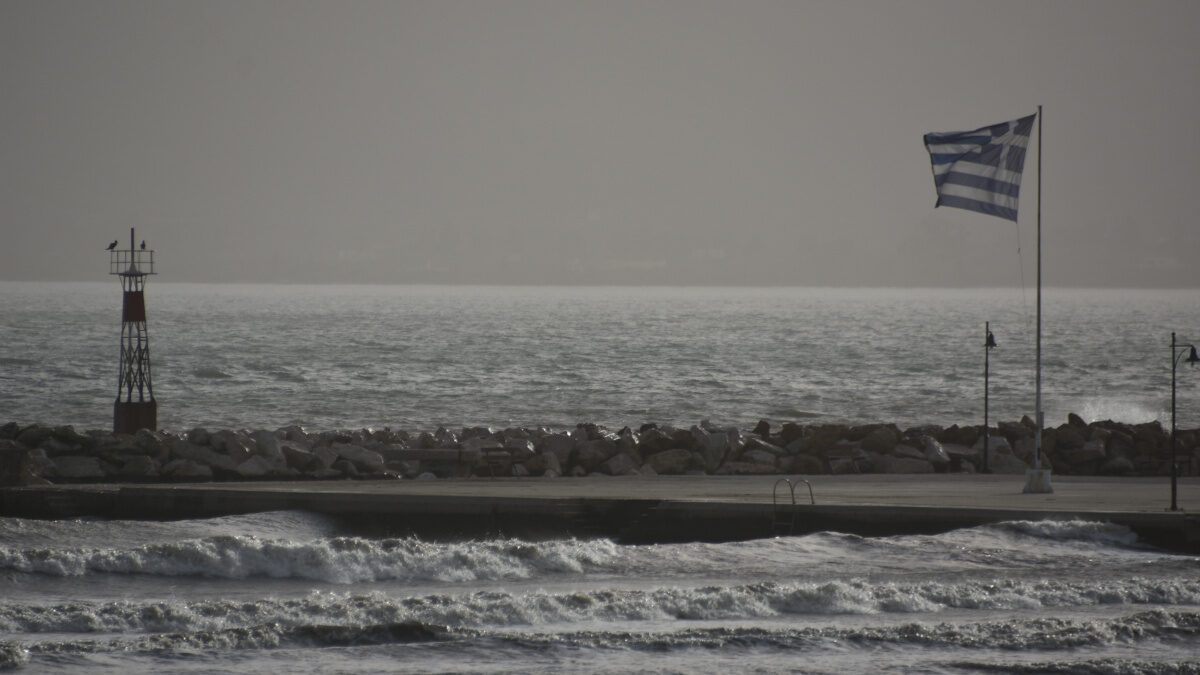 Νότιοι άνεμοι - Σημαία - Θάλασσα- Αργολίδα - Γενάρης 2021