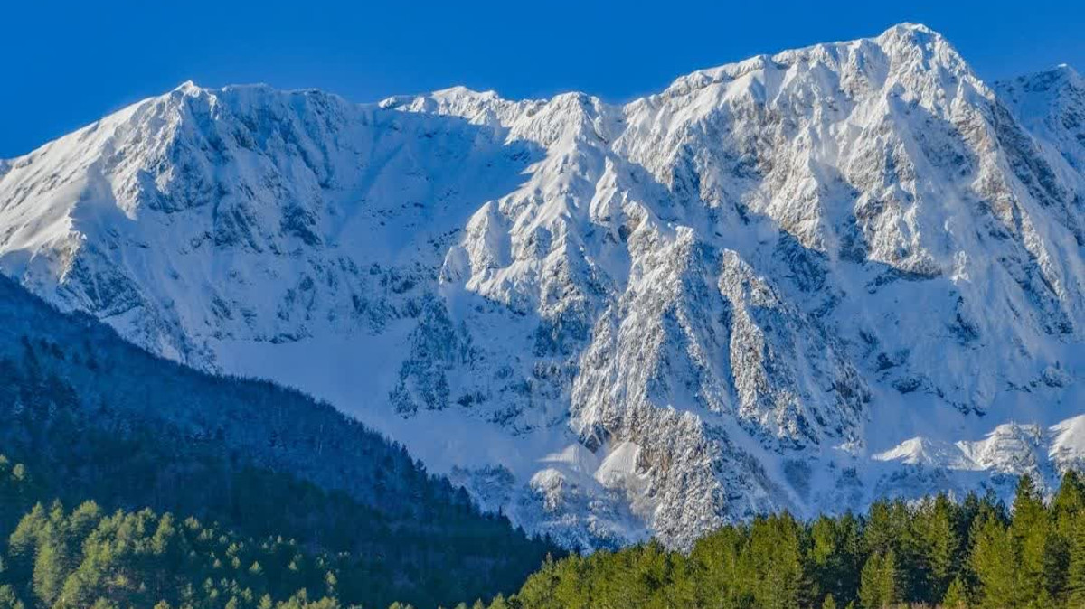 Χιόνια - Βουνό - Οι παγωμένες ανατολικές πλαγιές της Τύμφης (Γκούρα) - Γενάρης 2021