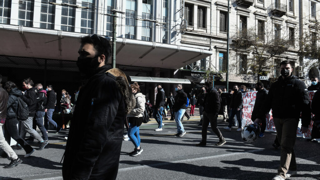 Στιγμιότυπο από το Πανεκπαιδευτικό Συλλαλητήριο στις 28-1, Σύνταγμα