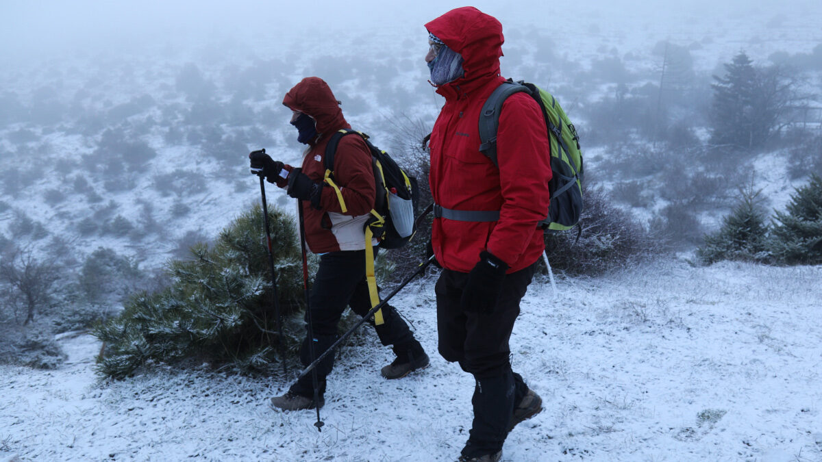 Τα πρώτα χιόνια στην Πάρνηθα - Αττική - 15/1/2021