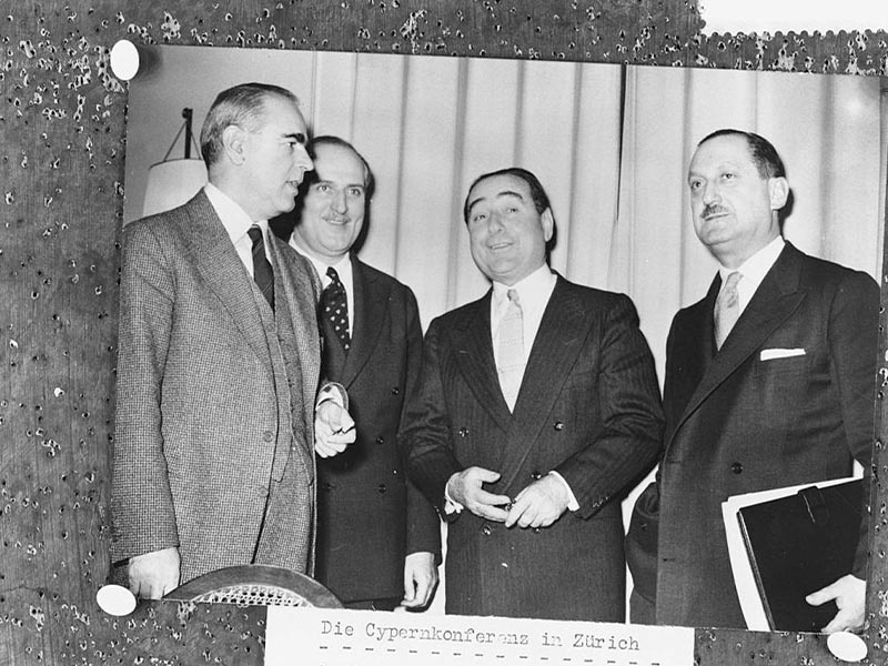 Ελληνοτουρκικά - Κ. Καραμανλής - Ατν. Μεντερές - Συμφωνία της Ζυρίχης, 1952