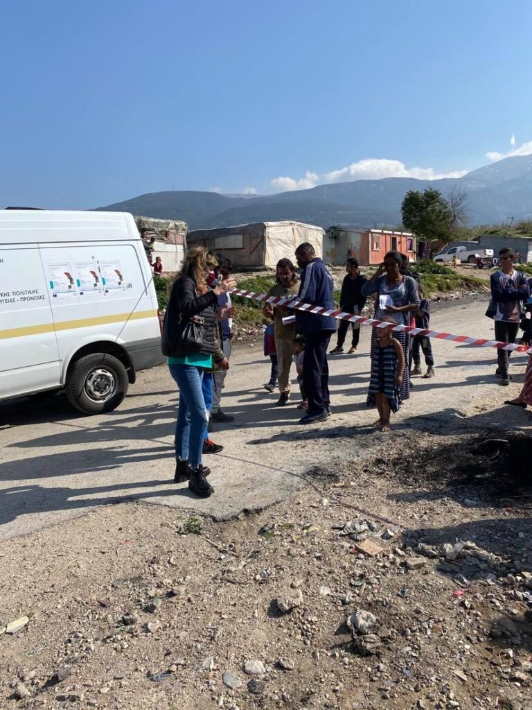 Rapid Test σε καταυλισμούς των Ρομά στην Πάτρα