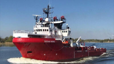 Το διασωστικό πλοίο Ocean Viking της ΜΚΟ "SOS Méditerranée"