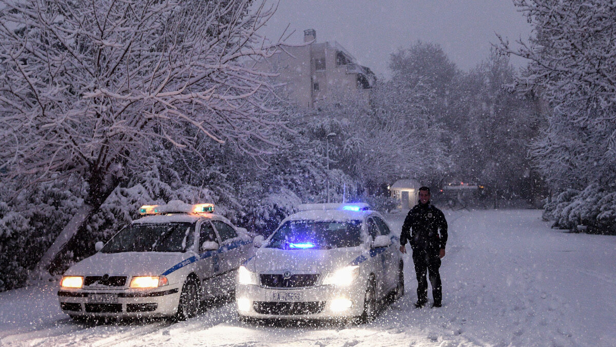 Αστυνομικοί στην Πλάκα, Αθήνα - 16-2-2021