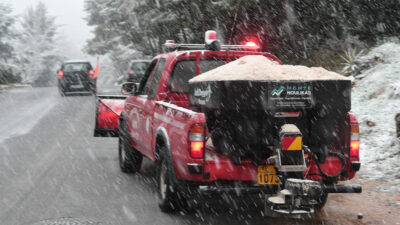 Χιόνια στο Διόνυσο Αττικής