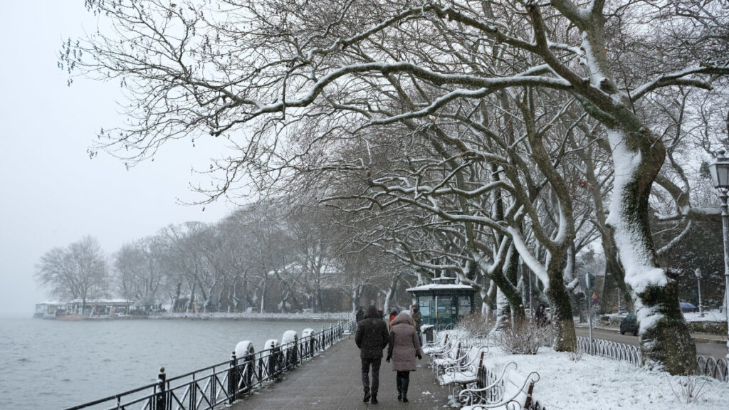 Κακοκαιρία "Μήδεια" - Χιόνια στα Ιωάννινα