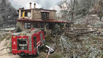 Πυρκαγιά σε σπίτι από καμινάδα τζακιού