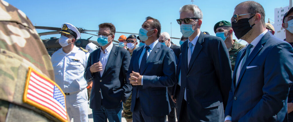 Επίσκεψη του υπουργού Άμυνας Νίκου Παναγιωτόπουλου και του πρέσβη των ΗΠΑ στην Αθήνα, Τζέφρι Πάιατ στην Αλεξανδρούπολη, με αφορμή την υποδοχή και προώθηση δυνάμεων της 101ης Αερομεταφερόμενης Ταξιαρχίας των ΗΠΑ στο πλαίσιο της ΝΑΤΟϊκής άσκησης «Atlantic Resolve», επίκεντρο της οποίας είναι η Ρουμανία, την Πέμπτη 23 Ιουλίου 2020