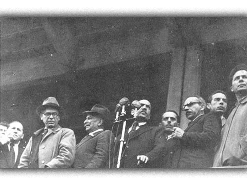 ΚΚΕ - Εργατικό Κίνημα - ΕΑΜ - Διαδήλωση, 1946 - Μήτσος Παπαρήγας