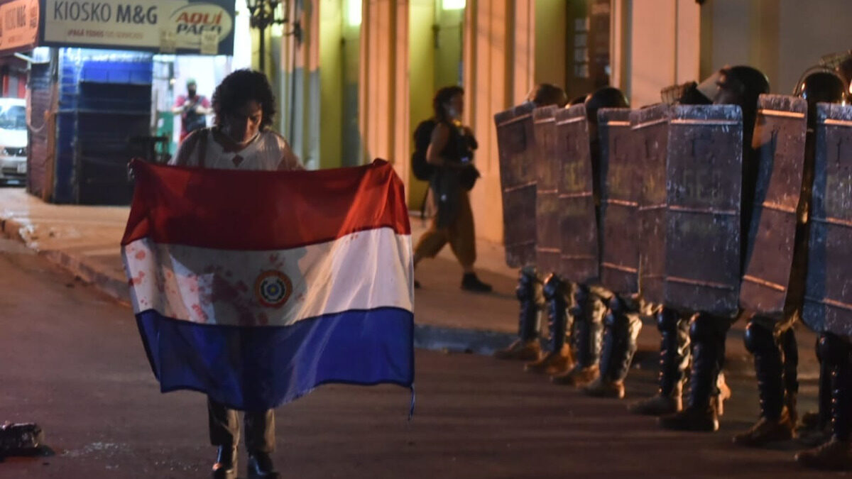 Διαδηλώσεις ενάντια στη διαχείριση της πανδημίας στην Παραγουάη