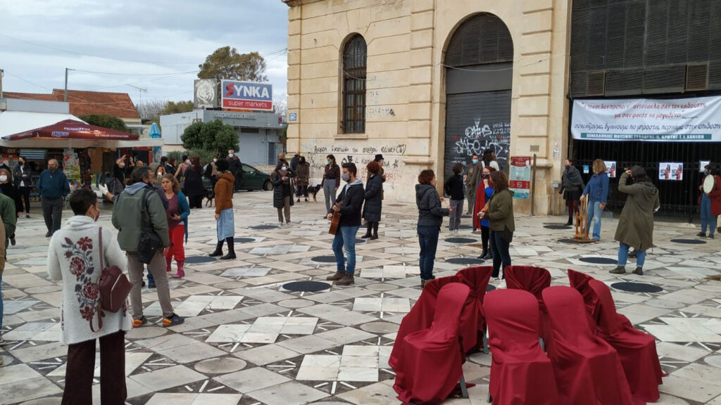 #artattack: Συγκέντρωση διαμαρτυρίας καλλιτεχνών στα Χανιά μετά από κάλεσμα του Παραρτήματος Κρήτης στα Χανιά του Πανελλήνιου Μουσικού Συλλόγου