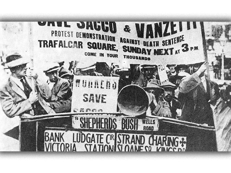 ΗΠΑ - Εργατικό κίνημα - καταστολή - Νίκολα Σάκο - Μπαρτολομέο Βαντσέτι