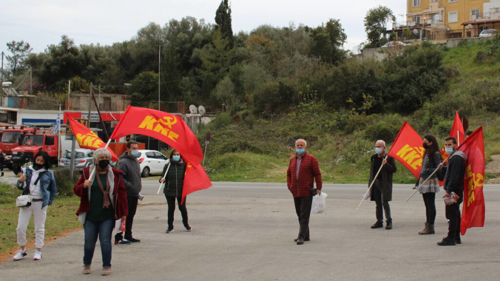 Παρέμβαση του ΚΚΕ και της ΚΝΕ Θεσπρωτίας στο 628 ΤΑΓΜΑ ΠΕΖΙΚΟΥ
