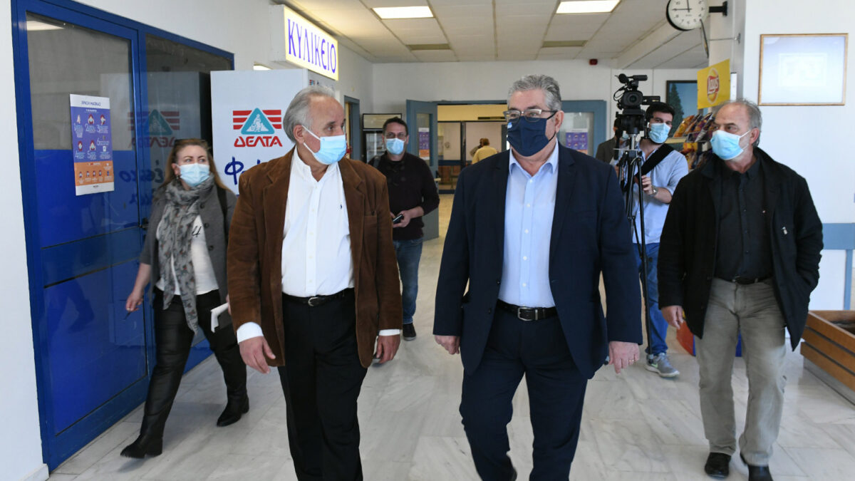 Παγκόσμια Μέρα υγείας: Ο Δ. Κουτσούμπας στο νοσοκομείο Θήβας - 7/4/2021