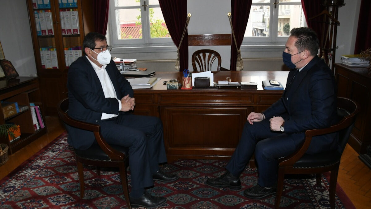 Συνάντηση Πελετίδη - Πέτσα