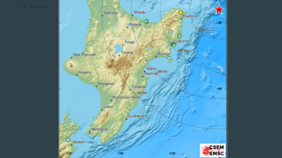 Σεισμός στη Νέα Ζηλανδία / Πηγή: EMSC