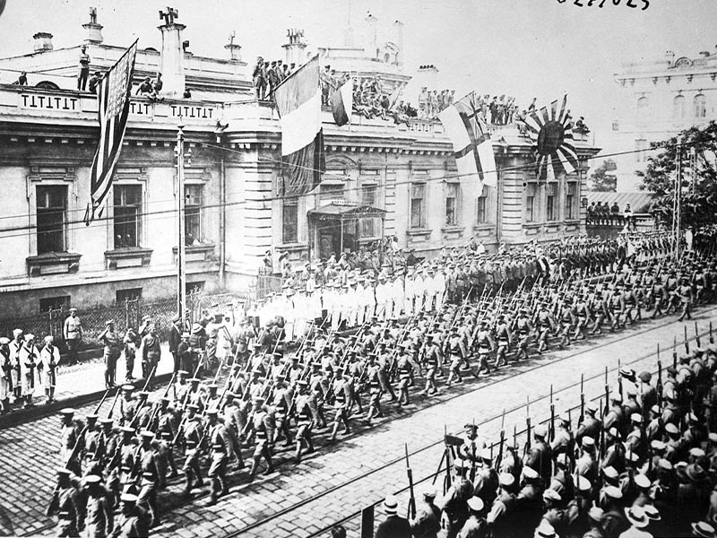 Μεγάλη Οκτωβριανή Επανάσταση - Αντεπανάσταση - ιμπεριαλιστική επέμβαση,1918 - Βλαδιβοστόκ