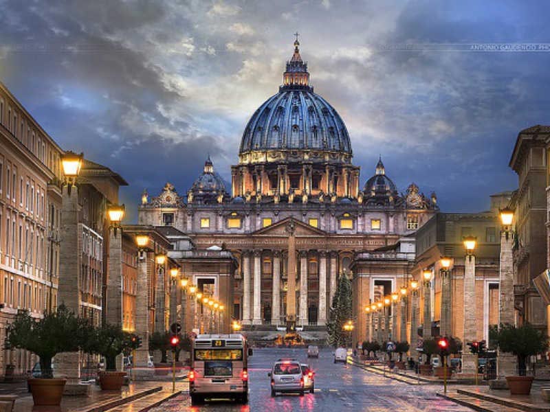 Ιταλία - Ρώμη - κτήρια - Η Βασιλική του Αγίου Πέτρου
