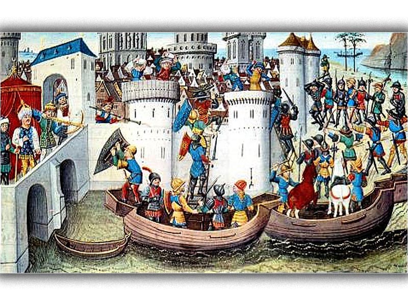 Βυζάντιο - Κωνσταντινούπολη - Δ' Σταυροφορία - άλωση, 1204