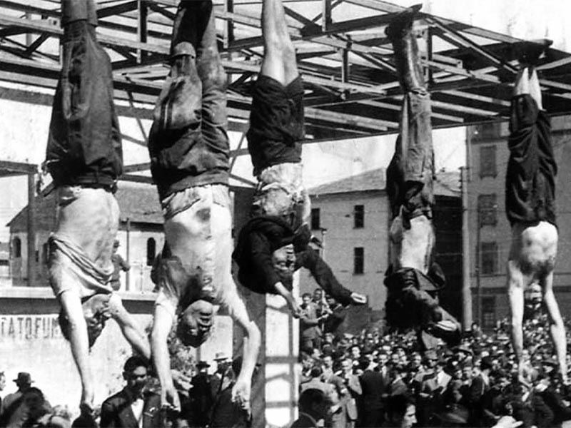 Ιταλία - Απελευθέρωση, 1945 - εκτέλεση Μουσολίνι