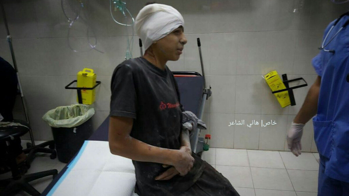 Παλαιστίνη: Παιδί τραυματισμένο από τις επιθέσεις του Ισραήλ στη Λωρίδα της Γάζας