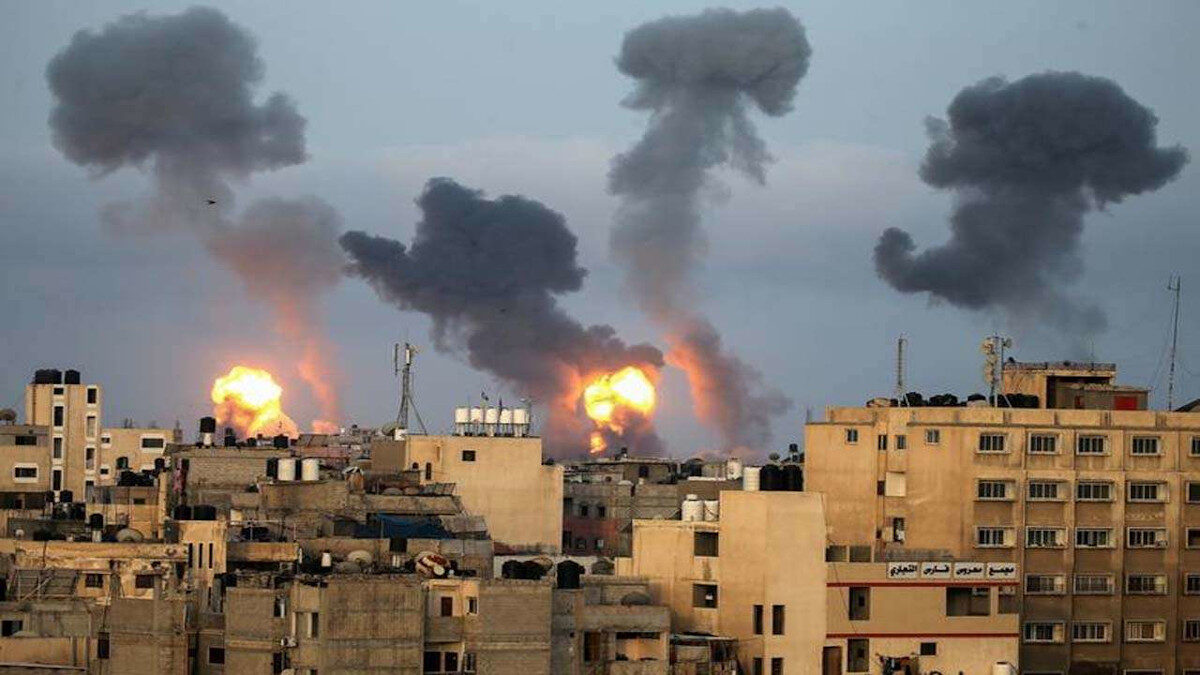 Ισραηλινοί βομβαρδισμοί στην κατεχόμενη Παλαιστίνη / Γάζα - Μάης 2021