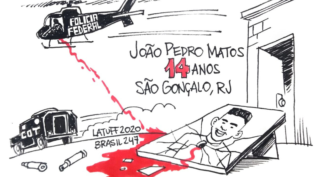 κίτσο για τη δολοφονία του 14χρονου Joao Pedro Matos από τις ειδικές δυνάμεις της ομοσπονδιακής αστυνομίας της Βραζιλίας το 2020