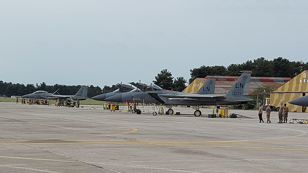 Αμερικανικά F-15 στην 110 Πτέρυγα Μάχης