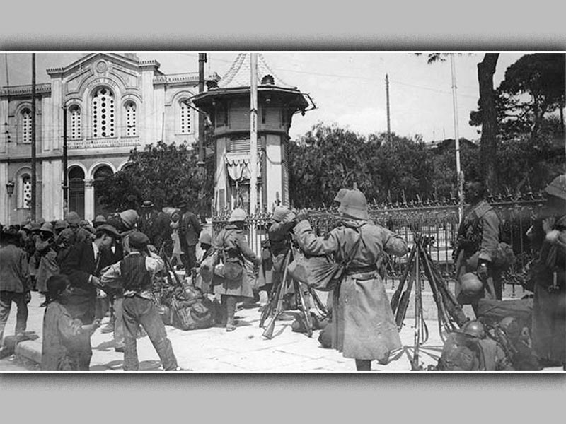 Ελλάδα - Αντάντ - απόβαση στον Πειραιά, 1916