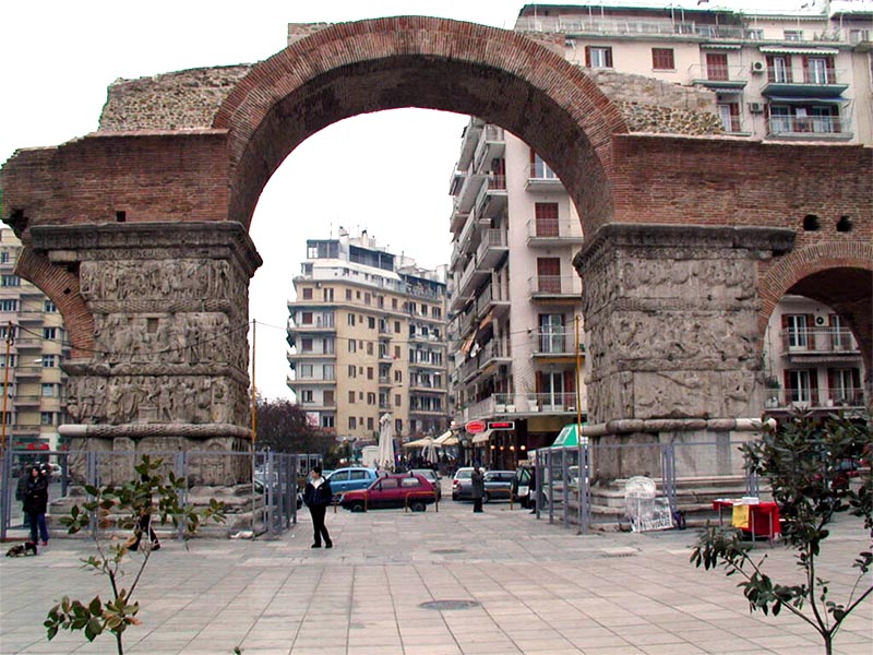 Αρχαία Ρώμη - Γαλέριος - Θεσσαλονίκη - Θριαμβική Αψίδα του Γαλερίου (Καμάρα)