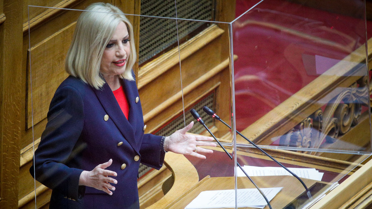 Η Φ. Γεννηματά στη συζήτηση στη Βουλή του αντεργατικού νομοσχεδίου Χατζηδάκη