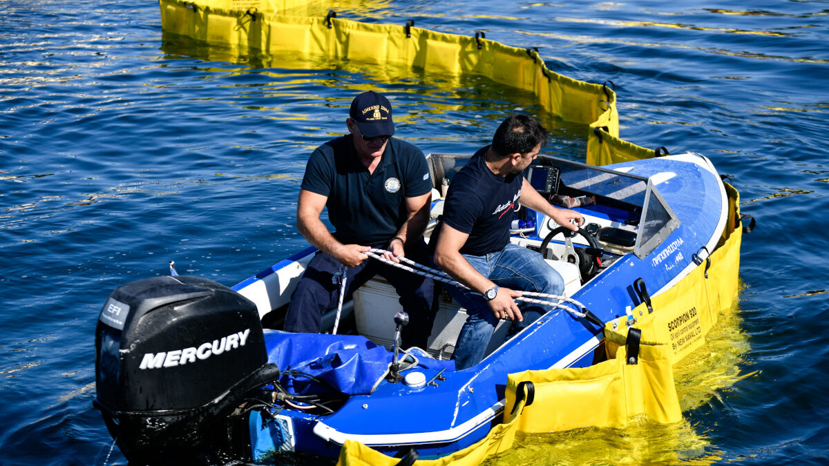 Λ.Α. Πρέβεζας: Πραγματοποίηση άσκησης καταπολέμησης ρύπανσης θαλάσσιου περιβάλλοντος