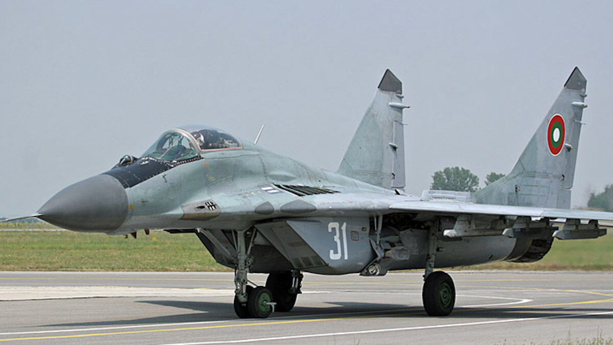 Αεροσκάφος Mig- 29 της βουλγαρικής Πολεμικής Αεροπορίας