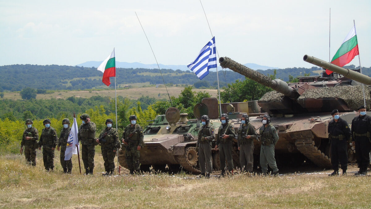 Ημέρα Διακεκριμένων Επισκεπτών της Άσκησης «STRIKE BACK-21» στο Κορέν της Βουλγαρίας. Δευτέρα 7 Ιουνίου 2021 (EUROKINISSI / Γ.Τ. ΓΕΣ )
