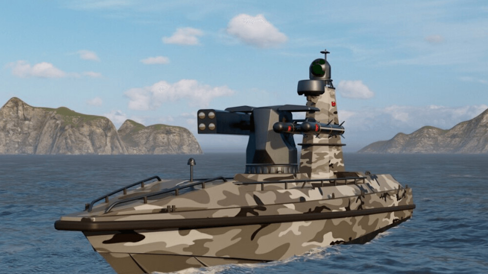 To μη επανδρωμένο σκάφος επιφανείας (Unmanned Surface Vessel) ULAQ