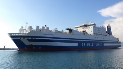 Το οχηματαγωγό πλοίο (Ro-Ro) Euroferry Olympia της Grimaldi Lines