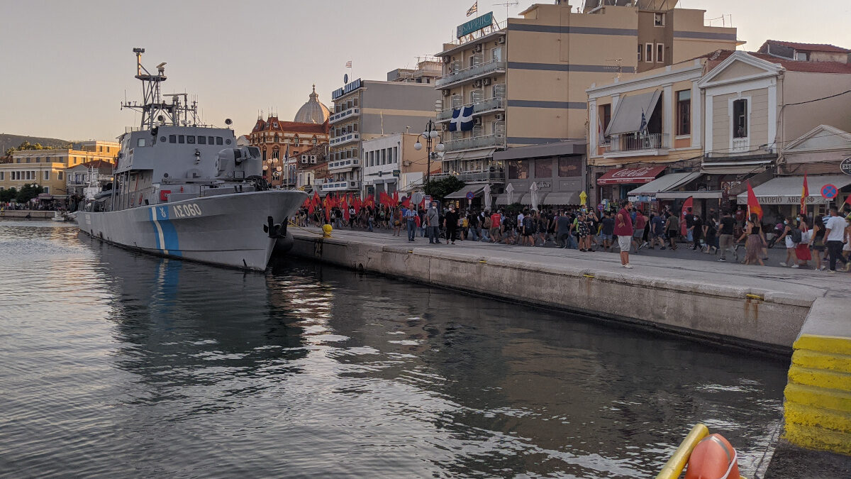 30ο Αντιιμπεριαλιστικό Διήμερο της ΚΝΕ στη Λέσβο - Ιούλης 2021 / Πορεία και συγκέντρωση στη Μυτιλήνη Σαββάτο 10/7/2021