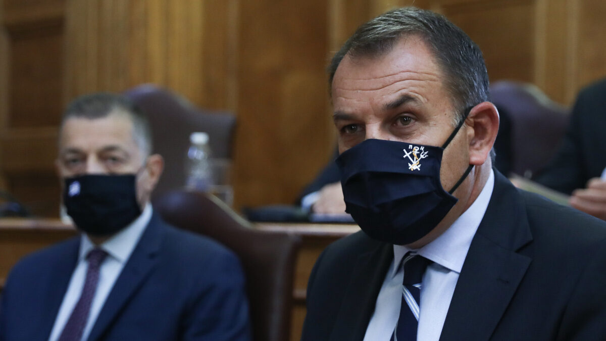 Ο Υπουργός Άμυνας της Κυβέρνησης της ΝΔ, Ν. Παναγιωτόπουλος - Ιούλιος 2021