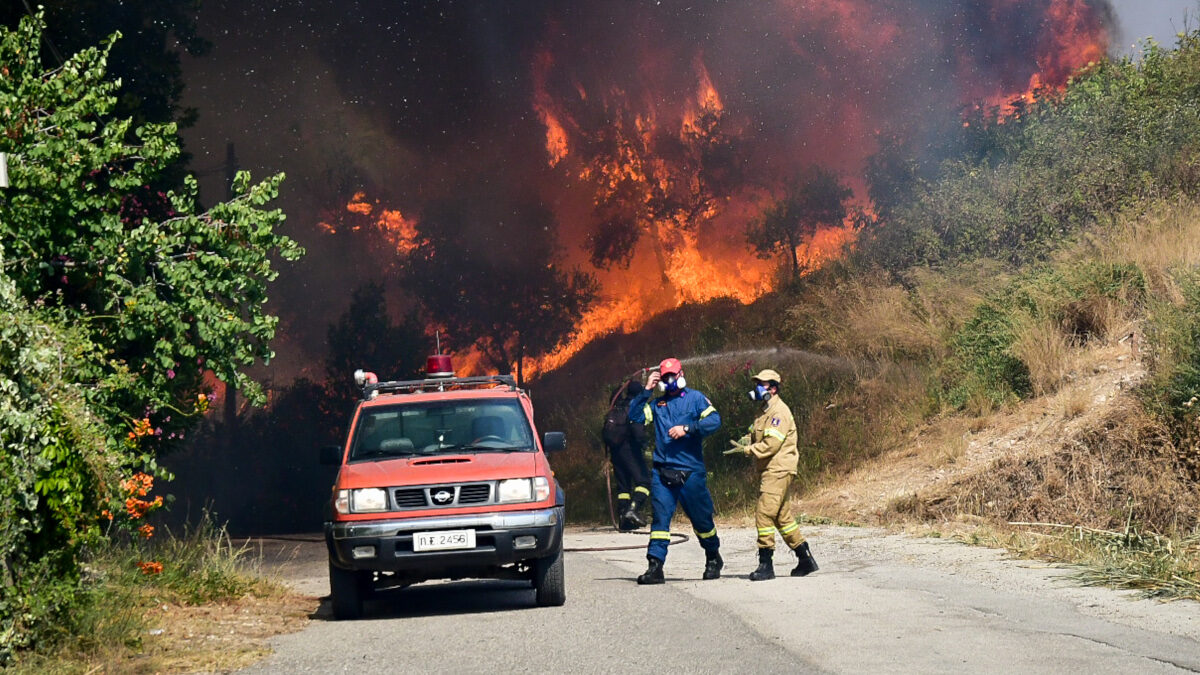 Πυρκαγιά στην περιοχή Ελικίστρα Αχαΐας