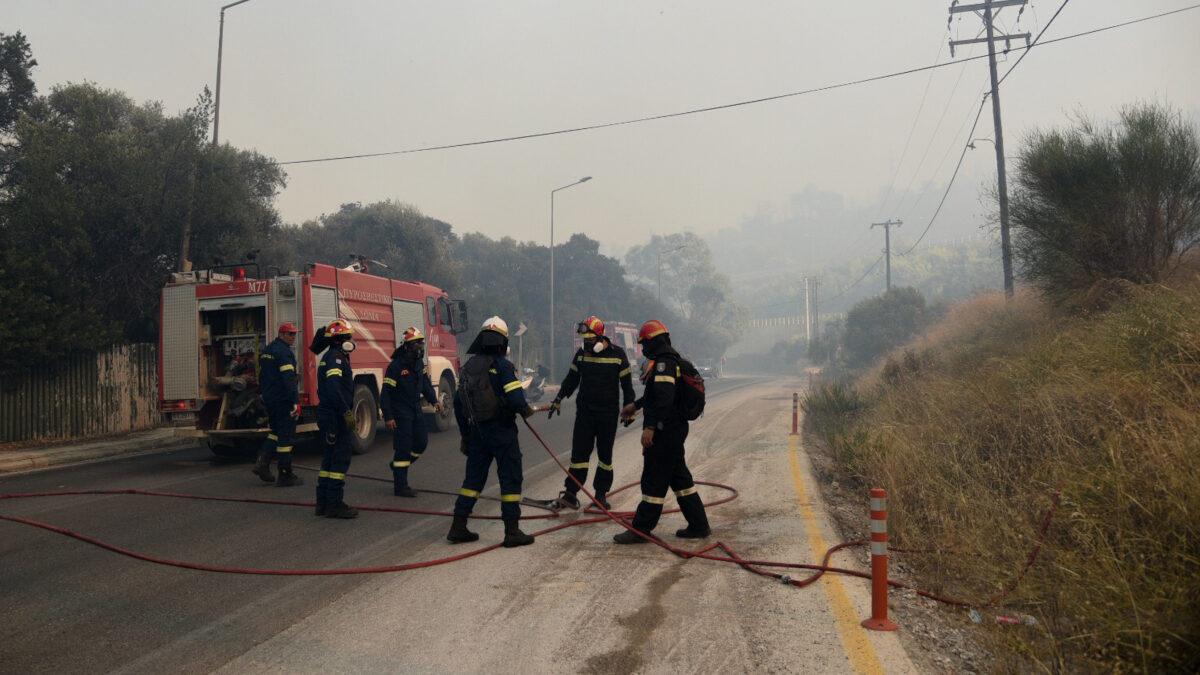 Πυροσβεστική - δάσος - Πυρκαγιά στην περιοχή Λαμπίρη Αχαΐας