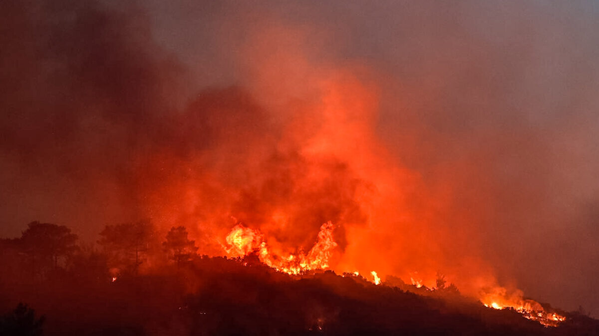 Πυροσβεστική - Πυρκαγιά στη Σάμο 15-16/7/2021