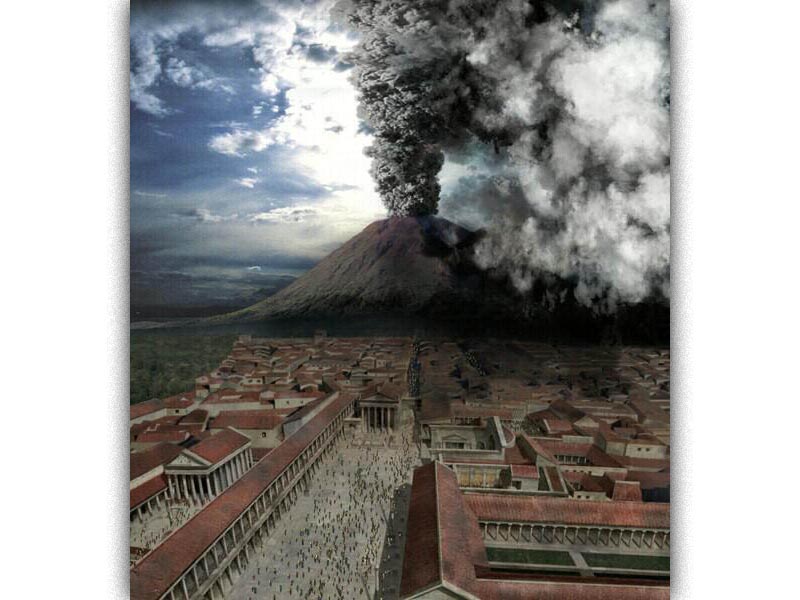 Αρχαία Πομπηία - έκρηξη Βεζούβιου, 79
